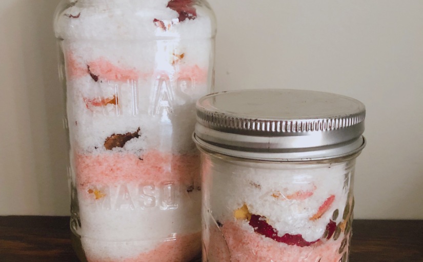 DIY Everything’s Coming Up Roses Bath Salts